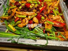 铁板鱿鱼-绿茶餐厅(蓝色港湾店)
