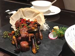 鸡枞菌石板雪花牛肉-中山保利艾美酒店-乐美中餐厅