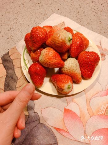 选草莓也是很有讲究的，那种通体鲜红的一定是打了催红素