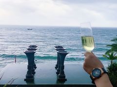 -日落吧·海景咖啡厅·餐酒吧·鸡尾酒·下午茶·乐队表演·浪漫夕阳·三亚文华东方酒店