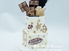 -卡比儿童蛋糕·心意定制·低脂零卡糖动物奶油FancyBALLOON(滨海店)