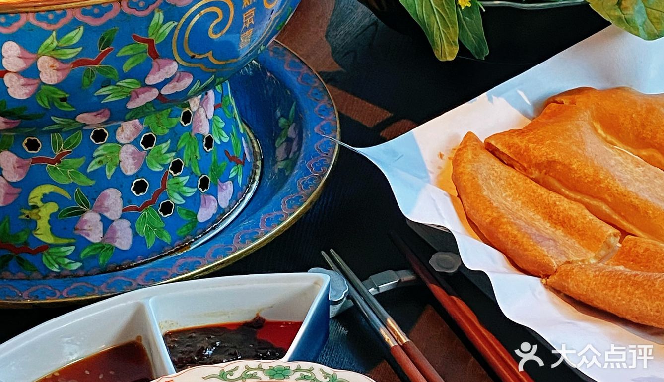 在白塔寺一不小心吃到老北京铜锅涮肉天花板