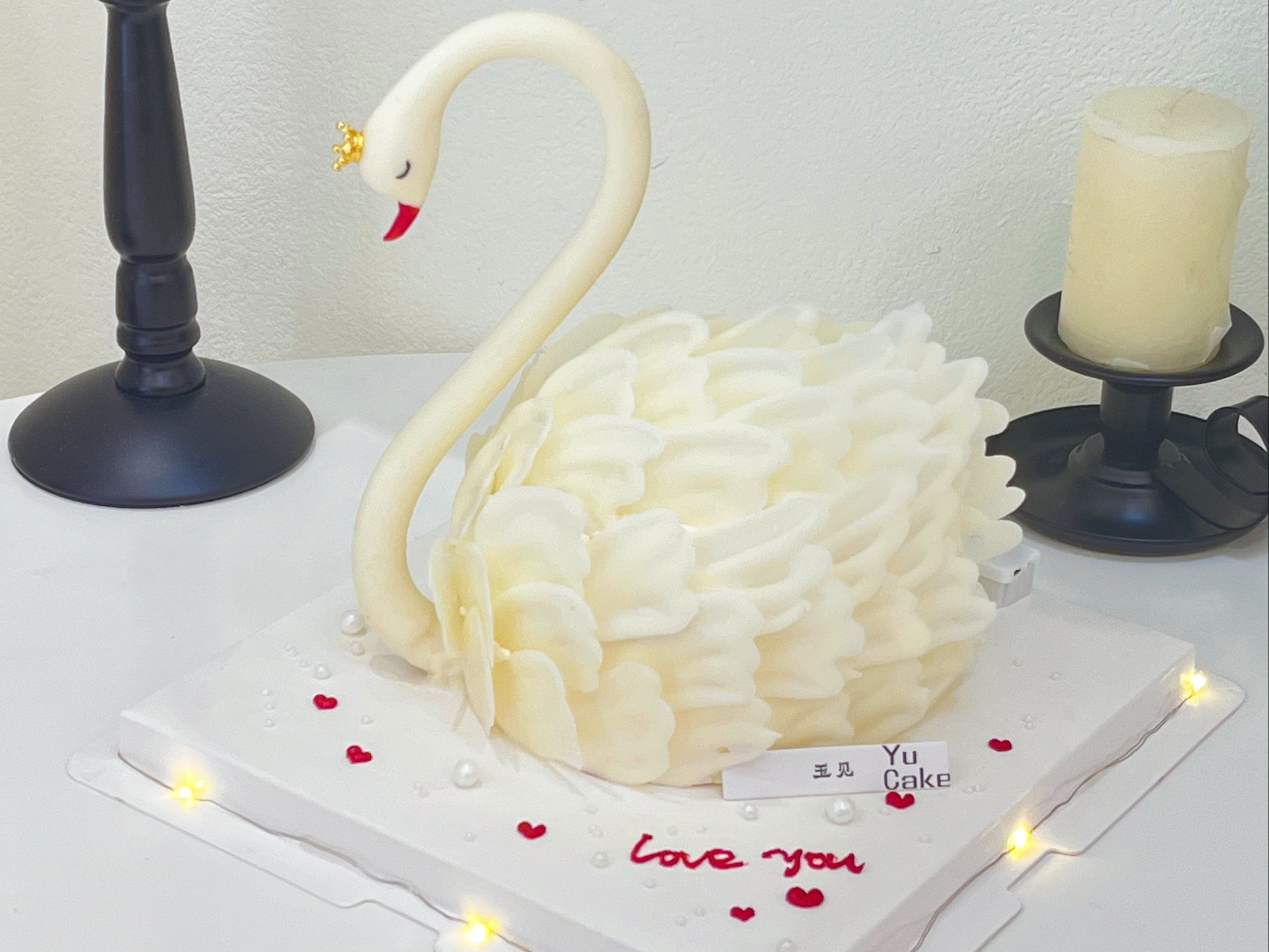 天鹅生日蛋糕