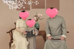 -时光纪亲子全家福照相馆(静安店母女写真父母纪念照)