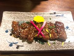 秘制黑蒜汁石烧香草牛肉-熊藏居酒屋(kkone店)