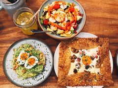 鸡蛋蘑菇熏肉荞麦可丽饼-RAC BAR(安福路店)