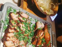 烤鸡烤肉双拼-绿茶餐厅(深圳龙华天虹购物中心店)