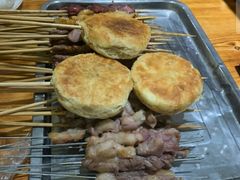 烧饼-冯老二羊肉串
