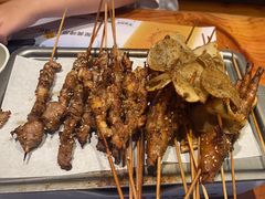 烤羔羊肉串-木屋烧烤(西城天桥店)