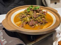 番薯杆黄牛肉-阿露佳·舌尖上的安吉菜