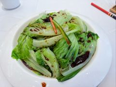 白灼有机菜心-益健名厨海鲜城(夏湾店)