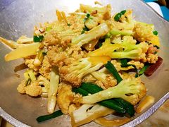 干锅丽水香菇花菜-探花·意境江南菜·唐伯虎文化体验店·松鼠桂鱼(观前店)