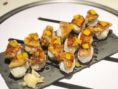 芒果鹅肝寿司-赤坂亭M9和牛烧肉·日料398放题(万达店)