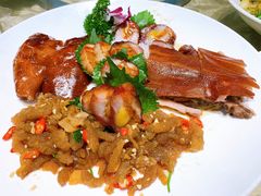 金沙夹心叉烧-朱仔记食府(江南大道店)
