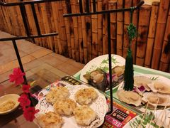煎墨鱼饼-尚竹阁冬瓜盅·18年地标美食(平洲店)