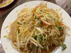 菜心蜇皮-1910老鲁味海鲜·戳子肉·青岛菜(金沙滩店)
