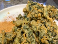 炸花椒芽儿-华盛园卷子王农家菜水库鱼