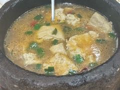 石锅自制卤水黑豆腐-羊之道草原味道清真餐厅(番禺店)