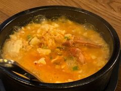 海鲜豆腐汤-包装马车·韩国料理·포장마차