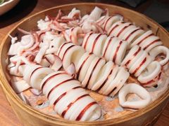 笼蒸鱿鱼-乔村二十八道(天目山路店)