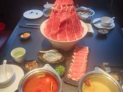 -海上明月海鲜火锅 鲜切牛肉