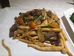 茶树菇炒牛柳-荔枝楼酒家(员村东璟店)