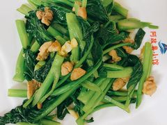 白灼广东菜心-阿政粤小馆(中央大街店)