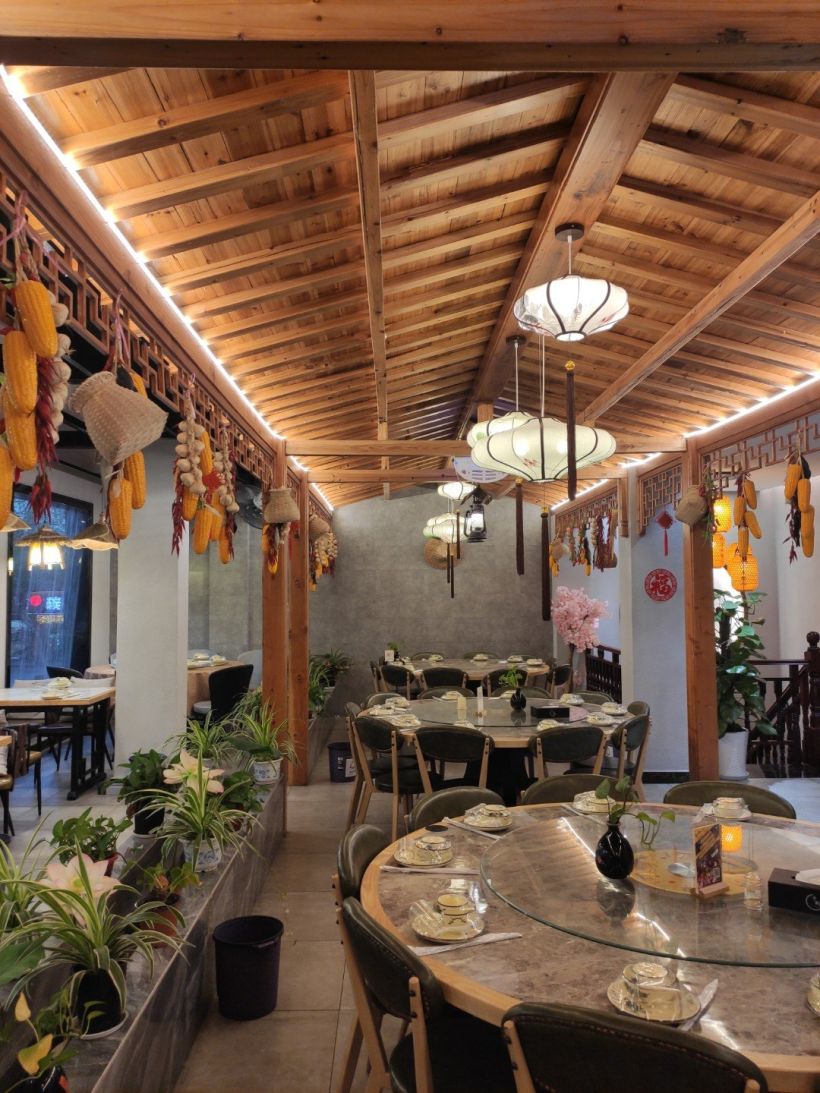 乌镇东栅景区的忆江南餐厅