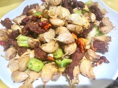 烤蒜爆酥肉-天添纸包鸡家常菜