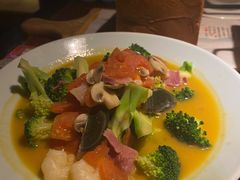 上汤西兰花-绿茶餐厅(华联万柳店)