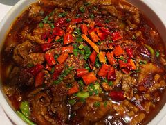 水煮牛肉-小河盐帮·私家菜·烤鸭(三元桥·霄云路店)