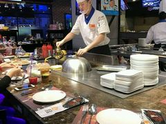 自助取餐区-尚雅铁板料理自助餐厅(乐松店)