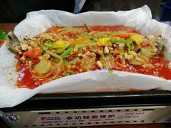 新品纸包鱼-庆峰龙虾烧烤(合肥一店)