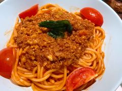 鲜番茄肉酱烩意粉-杯子红牛排(创意产业园店)