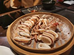 竹笼蒸鲜鱿-乔街深夜食堂·台州菜·高压锅生蚝(杭州总店)