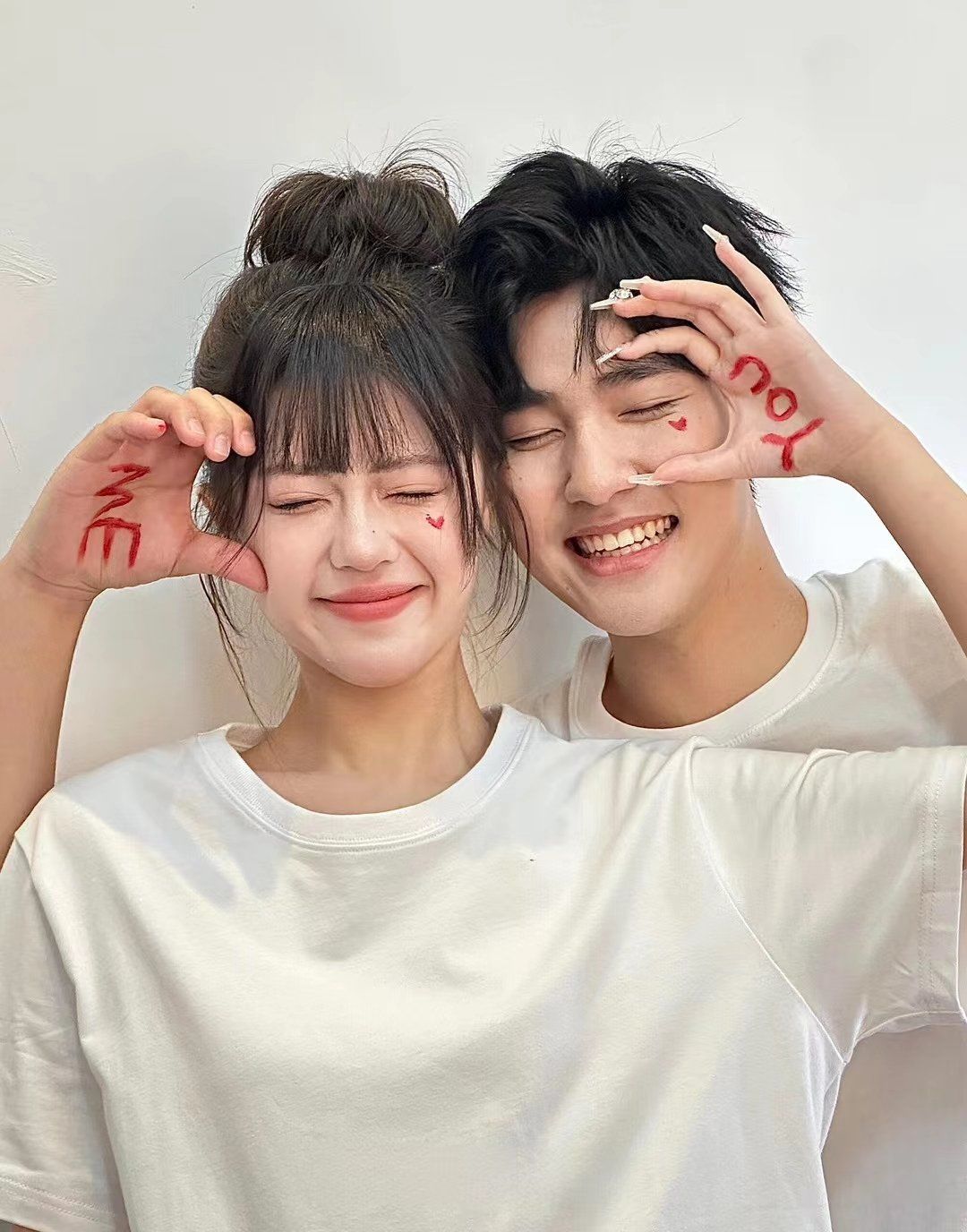 甜蜜浪漫情侣合照写真