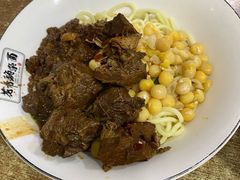 花市豌杂面加牛肉-花市豌杂面(民生路店)