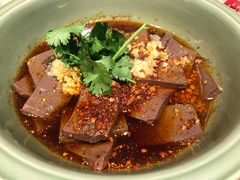 辣子蒜羊血-汉唐宴长安食府