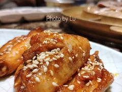 秘制烤鸡翅-猪啊牛呀羊啊铜盘烤肉(正大广场店)