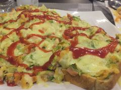 面包披萨-吱咖啡西式简餐