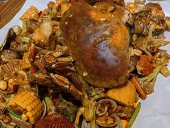 -东来菜馆•手抓海鲜家常菜•海鲜锅贴(鸽子窝店)