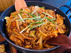 铁板鱿鱼五花肉-槿Story·韩国料理(望京韩国美食城店)