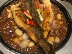 石锅茶油焗黄花鱼-五缘湾凯悦酒店·悦饗中餐厅