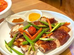 果木炙烤亚麻籽文昌鸡-花舍·新派粤菜·西餐·下午茶(亚运村·鸟巢店)