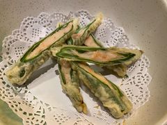 秋葵虾泥天妇罗-奈九居酒屋(滨河大道店)