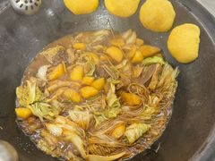 -粘豆包柴火铁锅炖