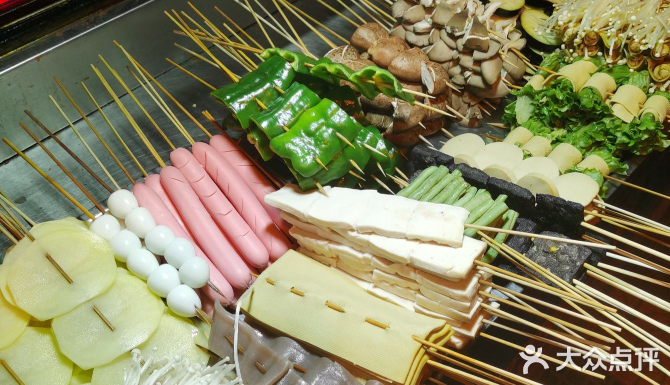 南门烤菜的烤面筋可以封神!