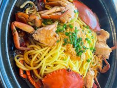 招牌香辣蟹面-不仔客海鲜·烧烤·270度海景餐厅(大东海店)