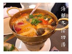 海鲜冬阴功汤-CHINCHIN 青青·泰国料理(万象食家店)