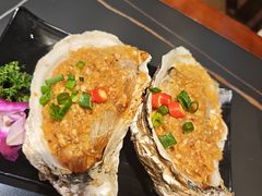 烤蒜蓉粉丝生蚝-鸭绿江海鲜烧烤大排档(杏林街店)